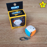 Llavero 2x2 Qiyi Pillow Cubo 3cm Speedcube Stickerless