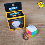 Llavero 2x2 Qiyi Pillow Cubo 3cm Speedcube Stickerless