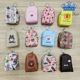 Llavero Monedero Maleta Mini Animado Estampado Colores