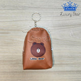 Llavero Monedero Maleta Mini Animado Estampado Colores