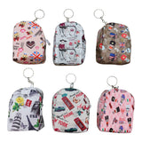 Llavero Monedero Maleta Mini Animado Estampado Colores