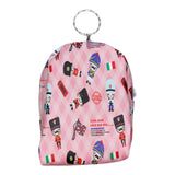 Llavero Monedero Maleta Mini Animado Estampado Colores