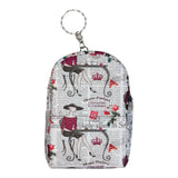 Llavero Monedero Maleta Mini Animado Estampado Colores
