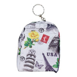 Llavero Monedero Maleta Mini Animado Estampado Colores