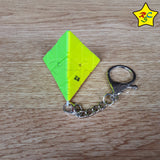 Llavero Pyraminx 3x3 Cubo Qiyi Stickerless Original