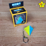 Llavero Pyraminx 3x3 Cubo Qiyi Stickerless Original