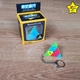 Llavero Pyraminx 3x3 Cubo Qiyi Stickerless Original