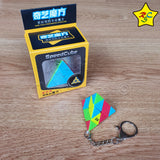 Llavero Pyraminx 3x3 Cubo Qiyi Stickerless Original