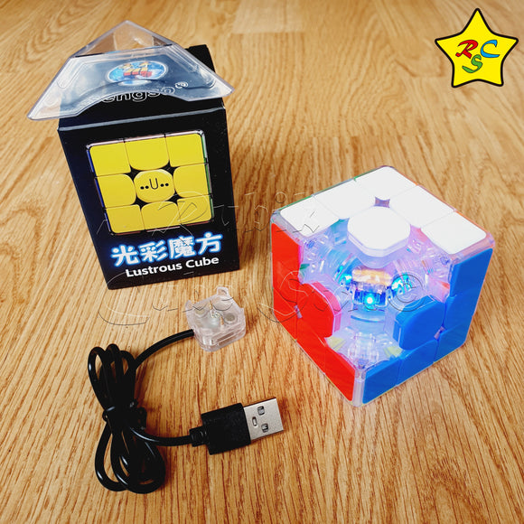 Cubo Alumbra 3x3 Lustrous Magnetico Sengso Luz Led