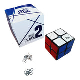 Cubo De 2x2 Yj Mgc 2x2 Magnético Speedcube - Negro