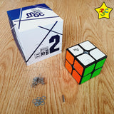 Cubo De 2x2 Yj Mgc 2x2 Magnético Speedcube - Negro