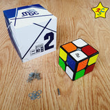 Cubo De 2x2 Yj Mgc 2x2 Magnético Speedcube - Negro