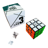 Mgc 3x3 Magnético Cubo Yj Speedcube Negro Moyu