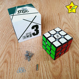 Mgc 3x3 Magnético Cubo Yj Speedcube Negro Moyu