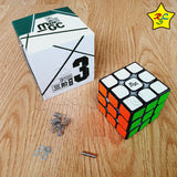 Mgc 3x3 Magnético Cubo Yj Speedcube Negro Moyu