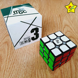 Mgc 3x3 Magnético Cubo Yj Speedcube Negro Moyu