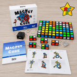 Set Bloques Magneticos 67 Piezas Cube MoYu Antiestres Fidget Alumbra