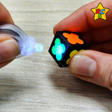 Set Bloques Magneticos 67 Piezas Cube MoYu Antiestres Fidget Alumbra