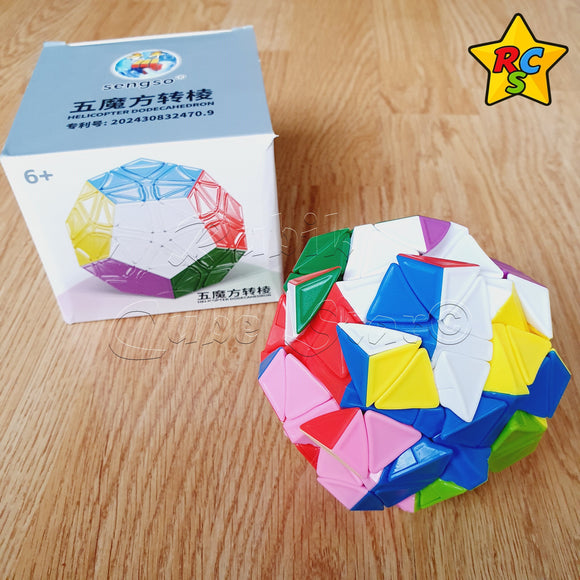 Megaminx Helicoptero Sengso Dodecaedro Helices Stickerless