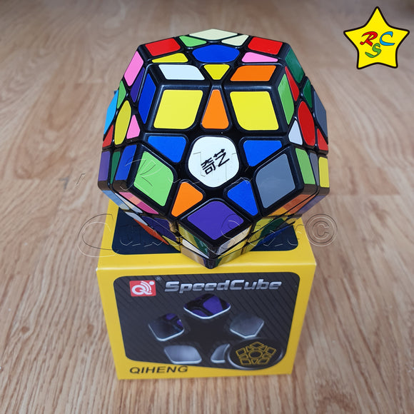 Cubo Megaminx Qiheng Qiyi - Negro