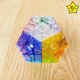 Megaminx Transparente 3x3 Cubo Yuxin + Pegatinas