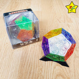 Megaminx Transparente 3x3 Cubo Yuxin + Pegatinas