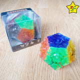 Megaminx Transparente 3x3 Cubo Yuxin + Pegatinas