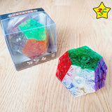 Megaminx Transparente 3x3 Cubo Yuxin + Pegatinas
