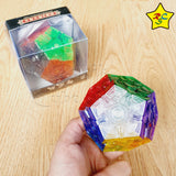 Megaminx Transparente 3x3 Cubo Yuxin + Pegatinas