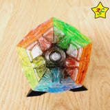Megaminx Transparente 3x3 Cubo Yuxin + Pegatinas