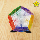 Megaminx Transparente 3x3 Cubo Yuxin + Pegatinas