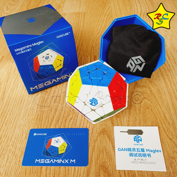 Megaminx V2 Maglev Gan 3x3 Magnetico Ballcore Cubo