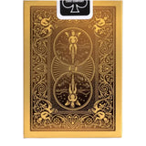 Baraja Poker Metalluxe Dorada Bicycle Magia Metalizada Gold