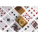 Baraja Poker Metalluxe Dorada Bicycle Magia Metalizada Gold