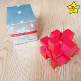 Gan Mirror 3x3 Magnético Rojo Uv Cubo Gancube Limitado