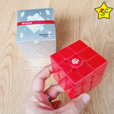 Gan Mirror 3x3 Magnético Rojo Uv Cubo Gancube Limitado