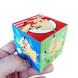 Cubo 3x3 Pikachu Rompecabeza Animado Figuras Anime