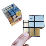 Cubo Mirror 3x3 Injerto Dorado Plateado Calvins Puzzle