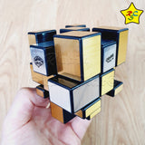 Cubo Mirror 3x3 Injerto Dorado Plateado Calvins Puzzle