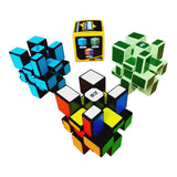 Cubo Rubik Qiyi Mirror Tiled 3x3 Color Sin Stickers Speed