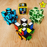 Cubo Rubik Qiyi Mirror Tiled 3x3 Color Sin Stickers Speed