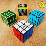 Cubo Rubik Qiyi Mirror Tiled 3x3 Color Sin Stickers Speed