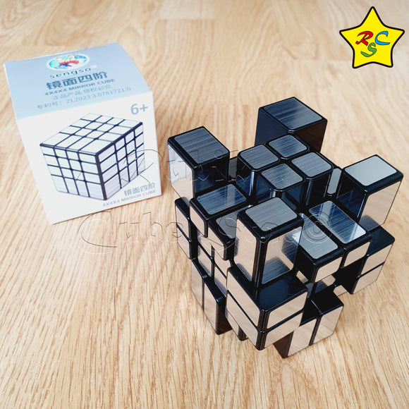 Mirror 4x4 Cubo Espejo Formas Shengshou Metalizado