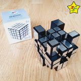 Mirror 4x4 Cubo Espejo Formas Shengshou Metalizado