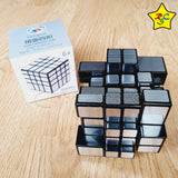 Mirror 4x4 Cubo Espejo Formas Shengshou Metalizado