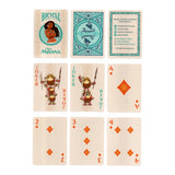 Juego Cartas Poker Moana Bicycle Baraja Premium Azul Claro