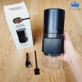 Molino Electrico Portatil Ajustable Cafe Grinder Ceramica - Negro