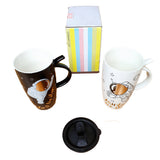Termo Taza Astronauta Ceramica Mug Espacio Detalle + Pitillo