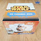 Mug Star Wars Bb8 Robot Taza Ceramica Redonda Blanco Regalo