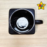 Mug Cubo 3x3 Negro Pocillo Ceramica Coleccion Taza Bebidas